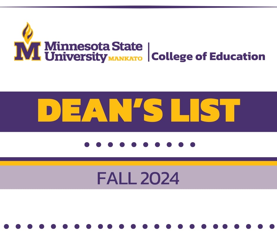 Graphic stating Fall 2024 COE Dean's List